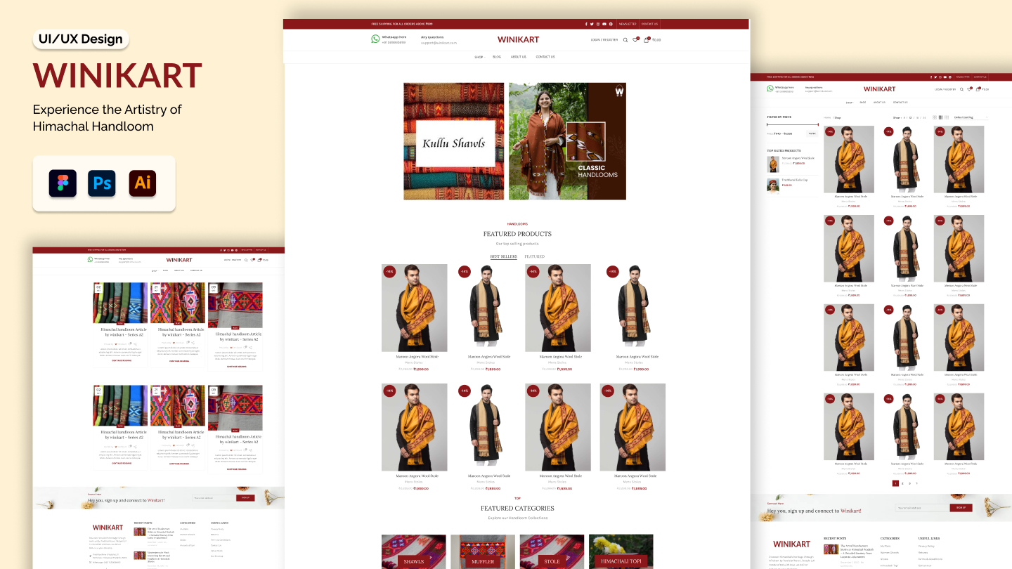 Winikart: Handloom Ecommerce Platform